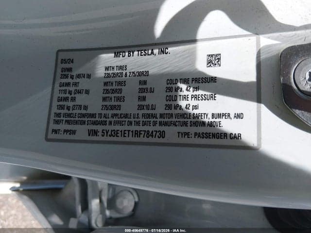 2024 TESLA MODEL 3 PERFORMANCE ALL-WHEEL DRIVE 9