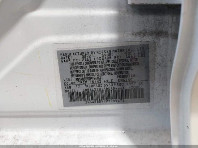 2023 NISSAN SENTRA SR XTRONIC CVT 9