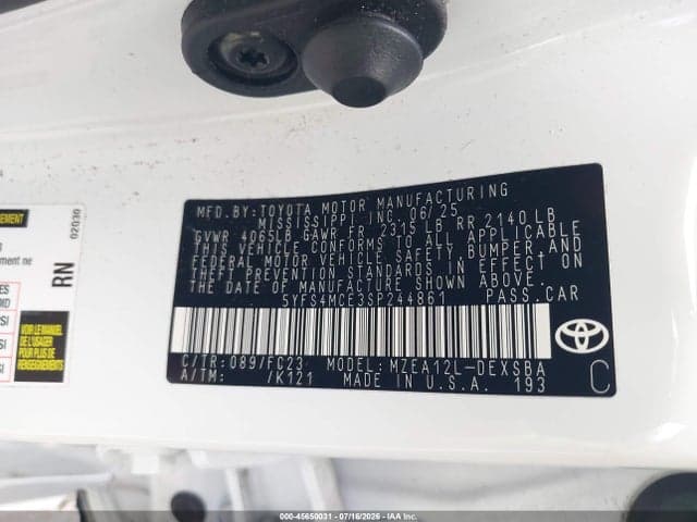 2025 TOYOTA COROLLA SE 9