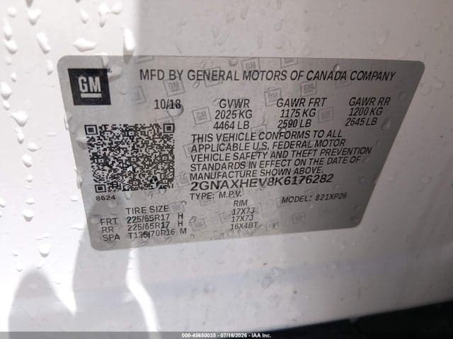 2019 CHEVROLET EQUINOX LS 9