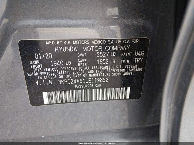 2020 HYUNDAI ACCENT SE 9