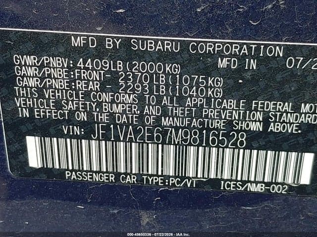 2021 SUBARU WRX STI 9