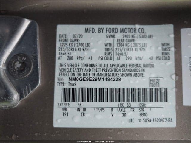 2021 FORD TRANSIT CONNECT XL PASSENGER 9