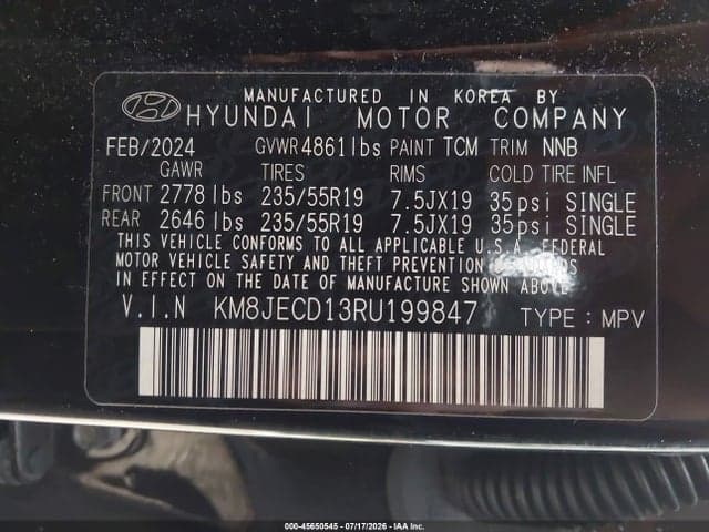 2024 HYUNDAI TUCSON HYBRID LIMITED 9