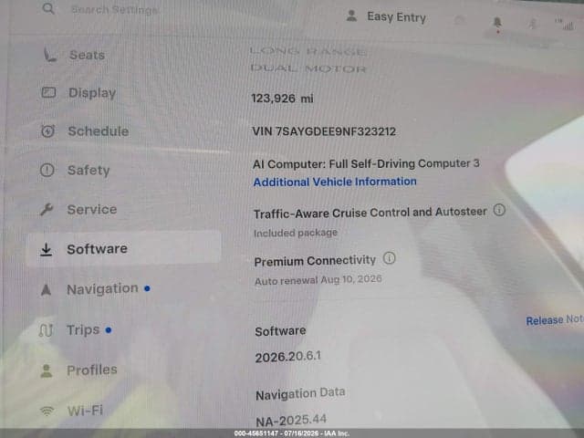 2022 TESLA MODEL Y LONG RANGE DUAL MOTOR ALL-WHEEL DRIVE 15