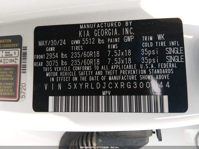 2024 KIA SORENTO S 9