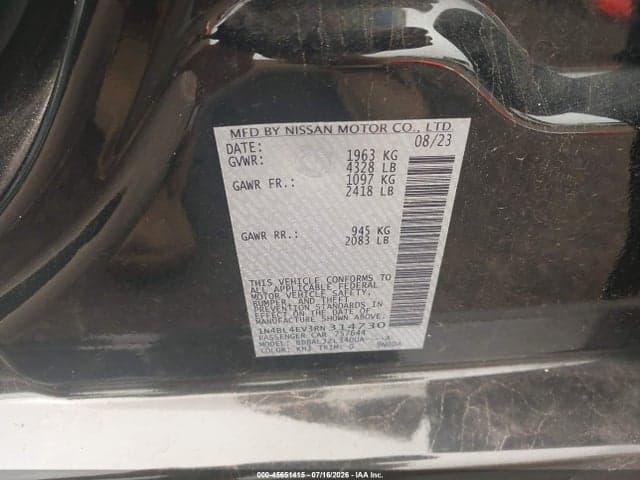 2024 NISSAN ALTIMA SL FWD 9