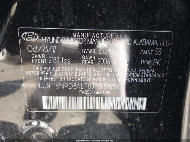 2018 HYUNDAI ELANTRA SEL 9