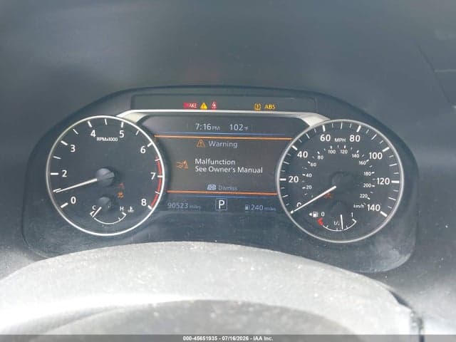 2023 NISSAN ALTIMA SV FWD 7