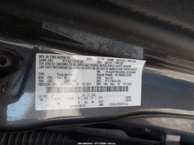2017 FORD FOCUS SE 9