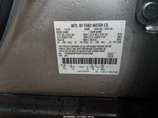 2023 FORD EXPLORER LIMITED 9
