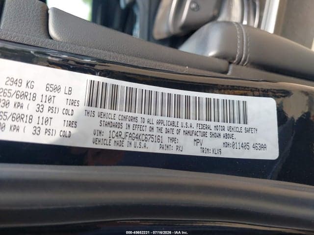 2019 JEEP GRAND CHEROKEE LAREDO E 4X4 9