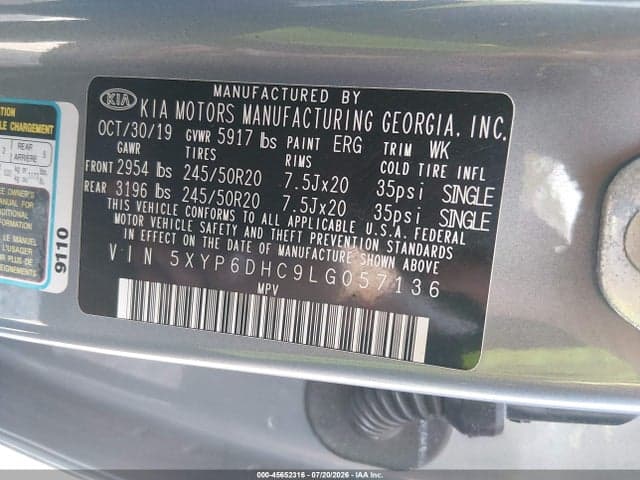 2020 KIA TELLURIDE S 9