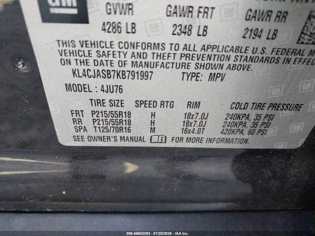 2019 BUICK ENCORE FWD PREFERRED 9