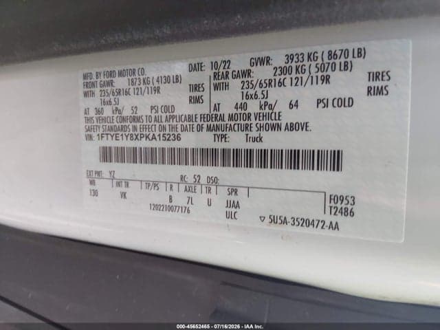 2023 FORD TRANSIT-150 9