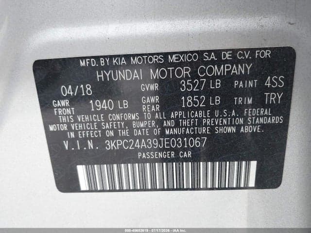 2018 HYUNDAI ACCENT SE 9