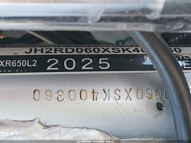 2025 HONDA XR650 L 10