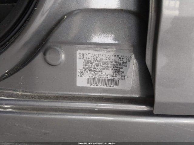 2022 NISSAN VERSA 1.6 SV XTRONIC CVT 9
