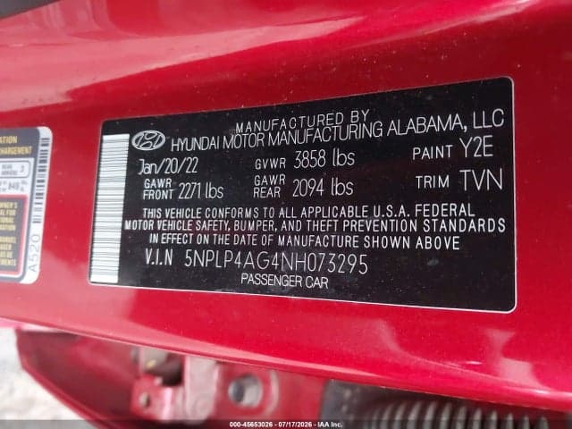 2022 HYUNDAI ELANTRA LIMITED 9