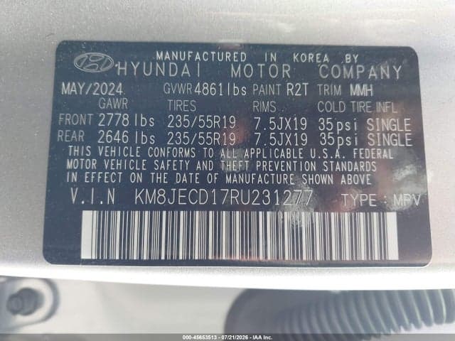 2024 HYUNDAI TUCSON HYBRID LIMITED 9