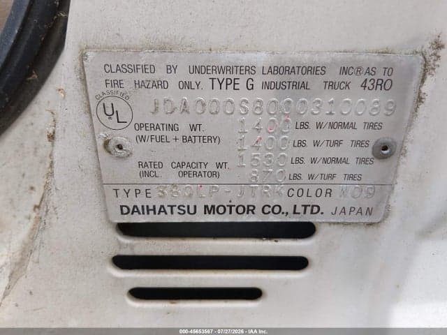 1920 DAIHATSU OTHER 9