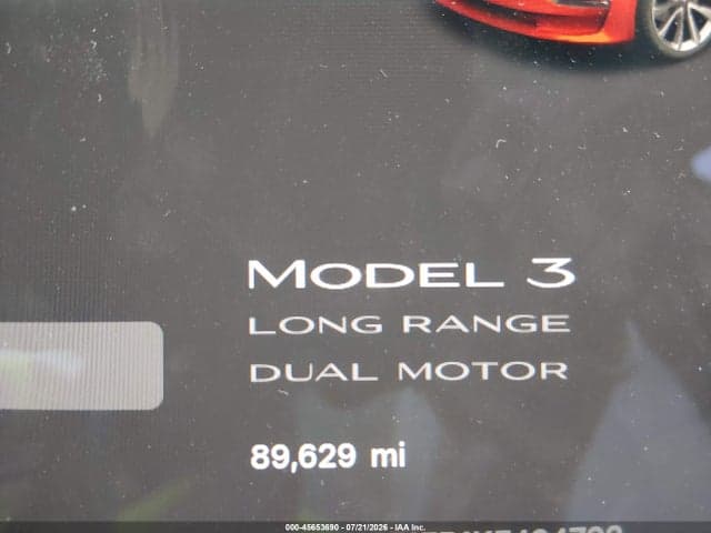 2019 TESLA MODEL 3 LONG RANGE/PERFORMANCE 7