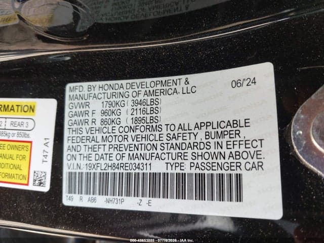 2024 HONDA CIVIC SPORT 9