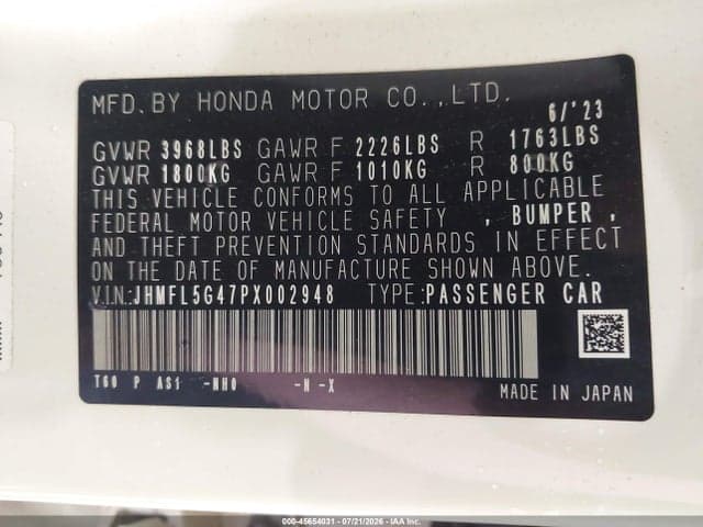 2023 HONDA CIVIC TYPE R TOURING 9