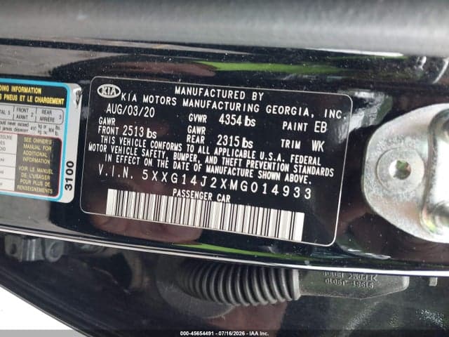 2021 KIA K5 LXS 9