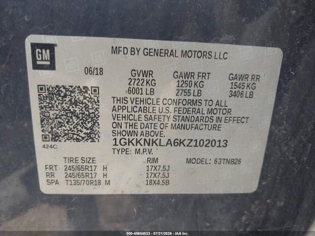 2019 GMC ACADIA SLE-1 9