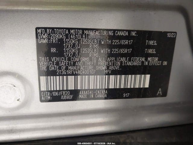 2024 TOYOTA RAV4 LE 9