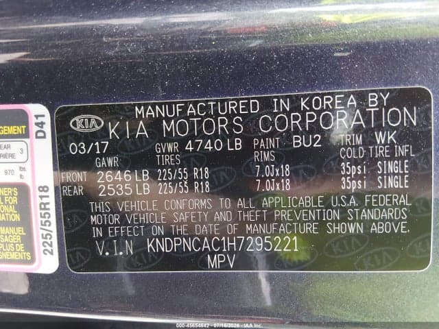 2017 KIA SPORTAGE EX 9