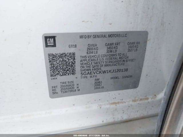2019 BUICK ENCLAVE AWD AVENIR 9