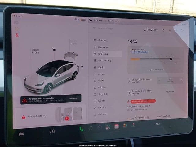 2020 TESLA MODEL 3 STANDARD RANGE PLUS REAR-WHEEL DRIVE/STANDARD RANGE REAR-WHEEL DRIVE 17
