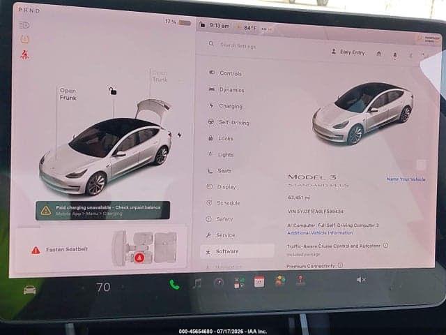 2020 TESLA MODEL 3 STANDARD RANGE PLUS REAR-WHEEL DRIVE/STANDARD RANGE REAR-WHEEL DRIVE 7