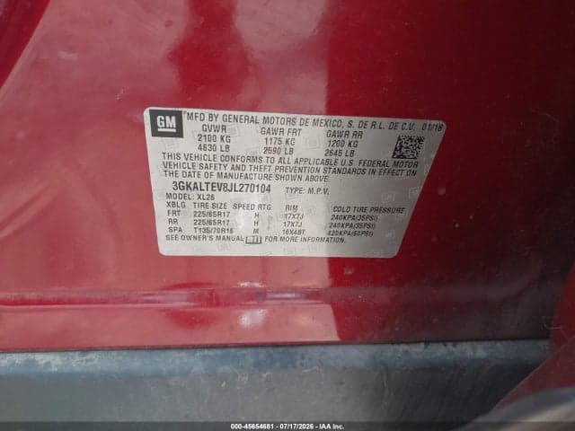 2018 GMC TERRAIN SLE 9