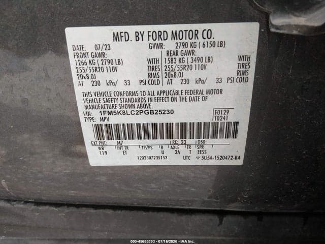 2023 FORD EXPLORER KING RANCH 9