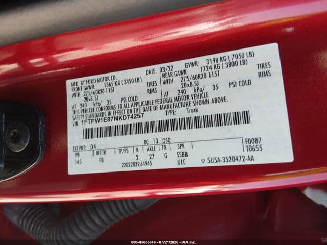 2022 FORD F-150 XLT 9