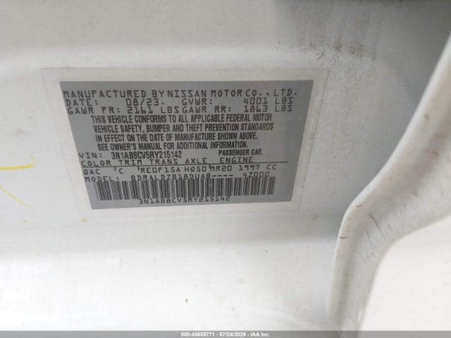 2024 NISSAN SENTRA SV XTRONIC CVT 9