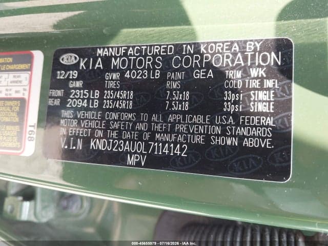 2020 KIA SOUL X-LINE 9