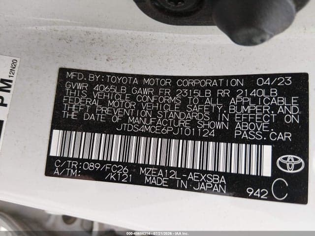 2023 TOYOTA COROLLA SE 9