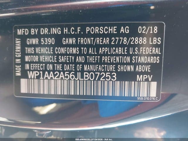 2018 PORSCHE MACAN 9
