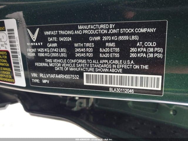 2024 VINFAST VF 8 PLUS 9