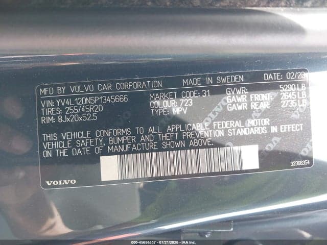 2023 VOLVO XC60 B5 PLUS BRIGHT THEME 9