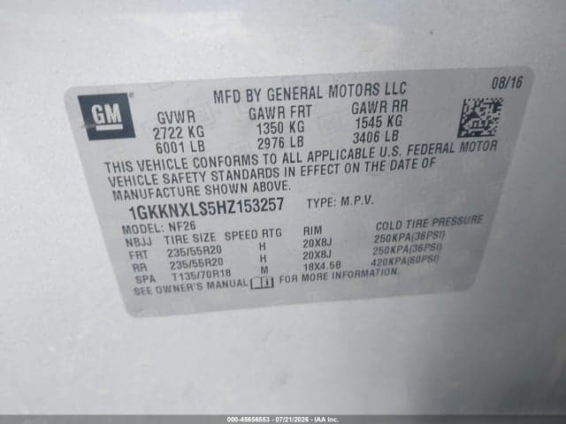 2017 GMC ACADIA DENALI 9