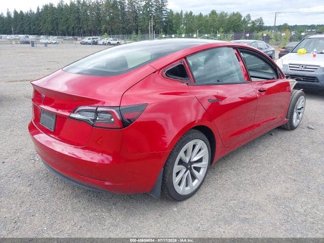 2022 TESLA MODEL 3 REAR-WHEEL DRIVE 4