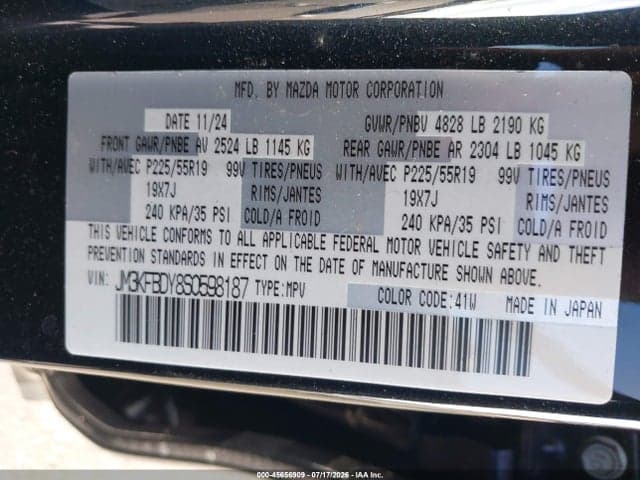 2025 MAZDA CX-5 2.5 TURBO PREMIUM 9
