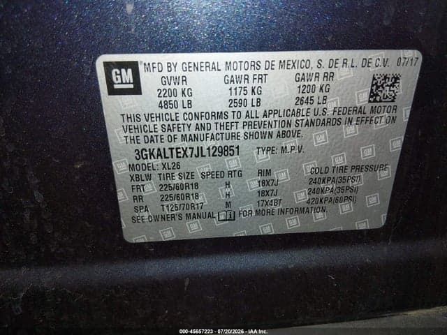 2018 GMC TERRAIN SLE 9