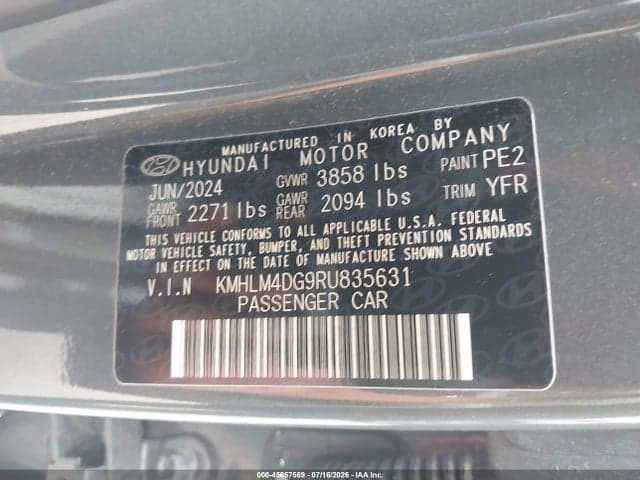 2024 HYUNDAI ELANTRA SEL 9