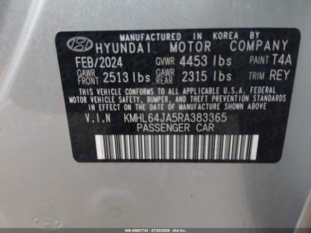 2024 HYUNDAI SONATA SEL 9